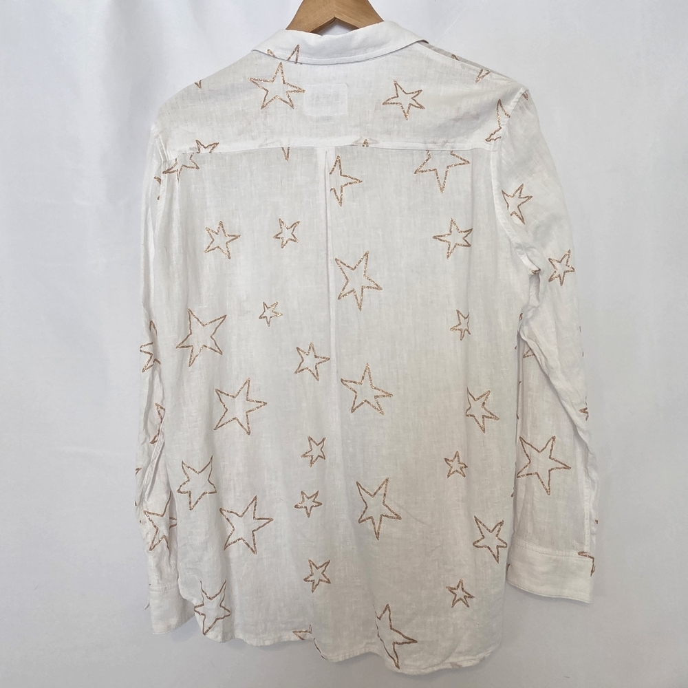 Rails Starstruck Charli Linen Blend Casual Button Down Shirt - Picture 7 of 13